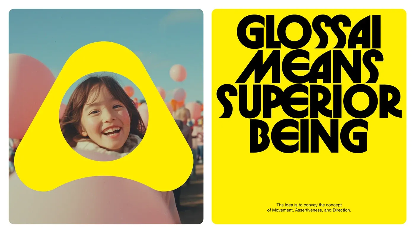 Image 3: Glossai children's branding by John John Dias