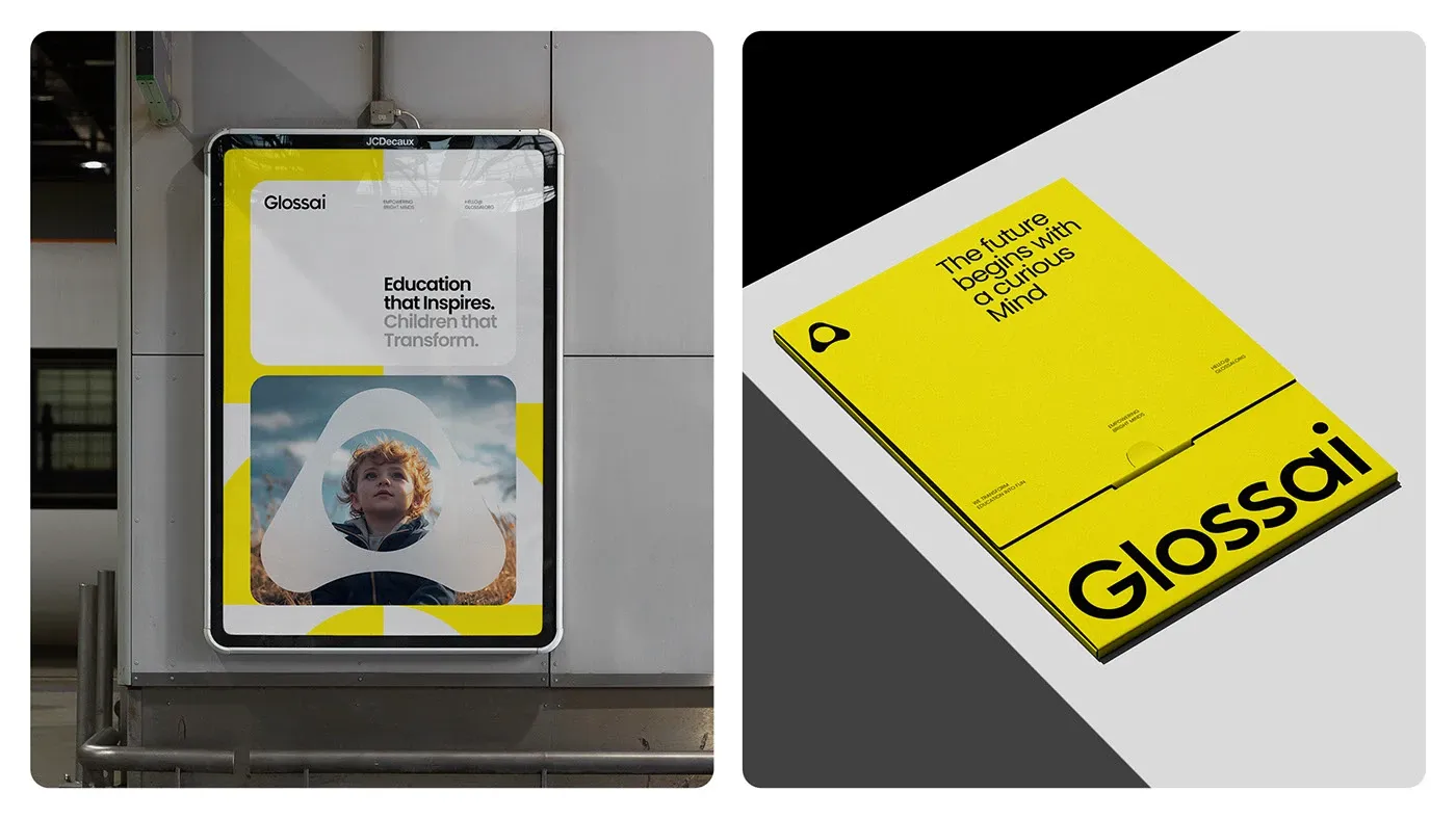 Image 5: Glossai children's branding by John John Dias