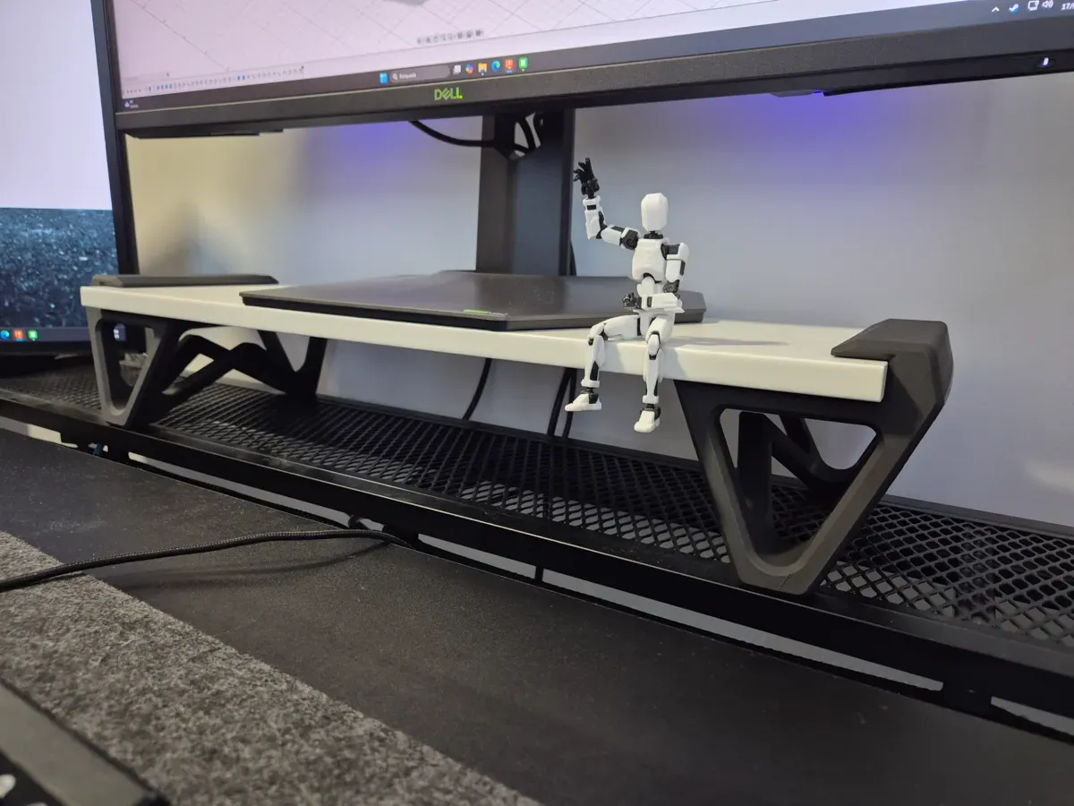 Image 3: 3D print home office minimalist monitor riser by Daniel Lopez