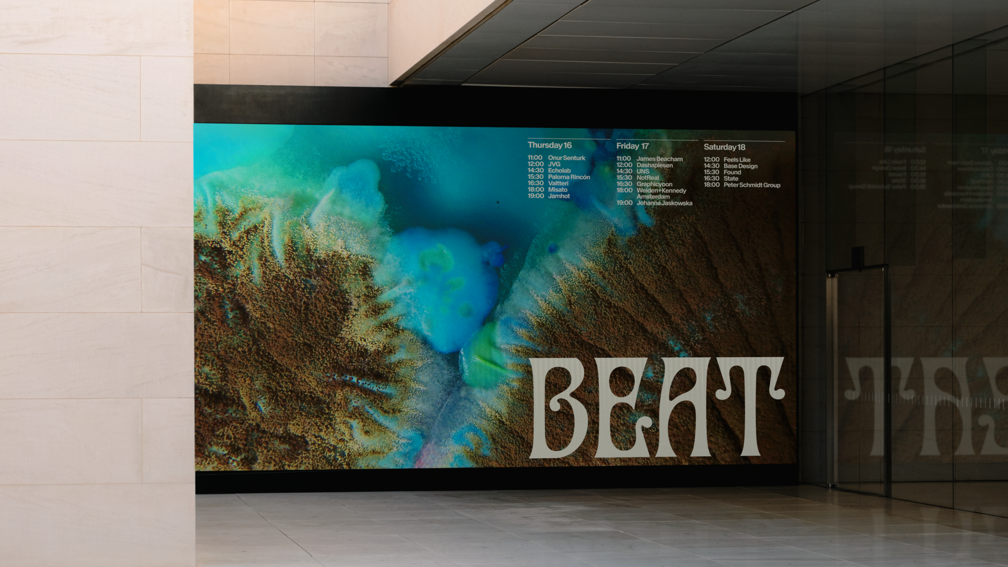 Image 5: OFFF 2026 design inspiration Beat stage poster by Uncommon
