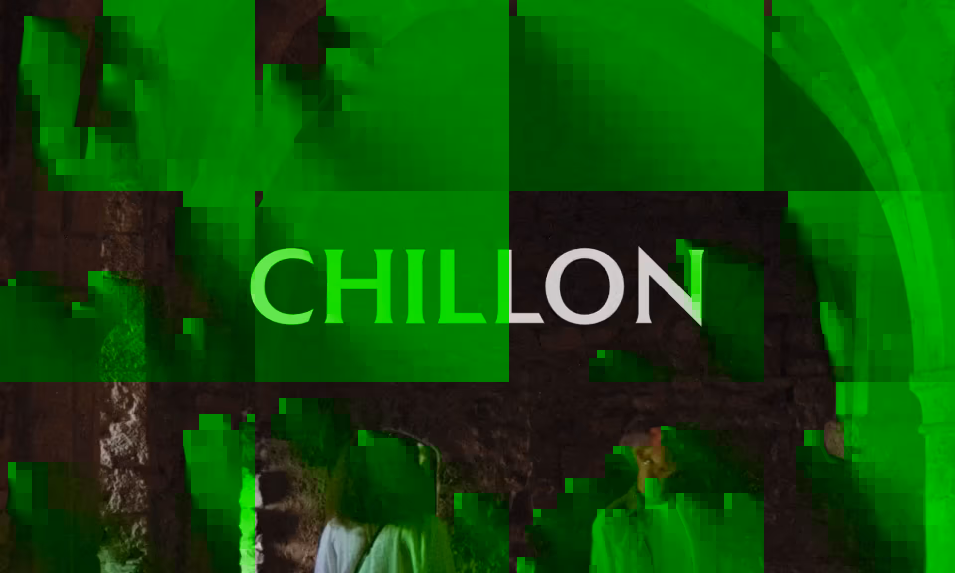 Image 6: Chillon Castle brand identity header showing Hymn studio full visual system