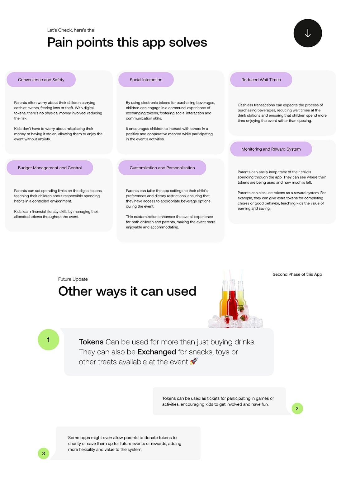 Image 13: Image from the Swipe Drinks: A Kid-Friendly UI UX Design Case Study article on Abduzeedo