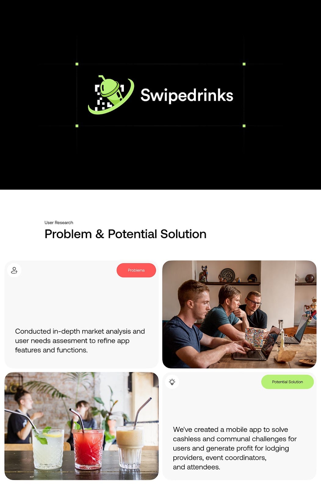 Image 4: Image from the Swipe Drinks: A Kid-Friendly UI UX Design Case Study article on Abduzeedo