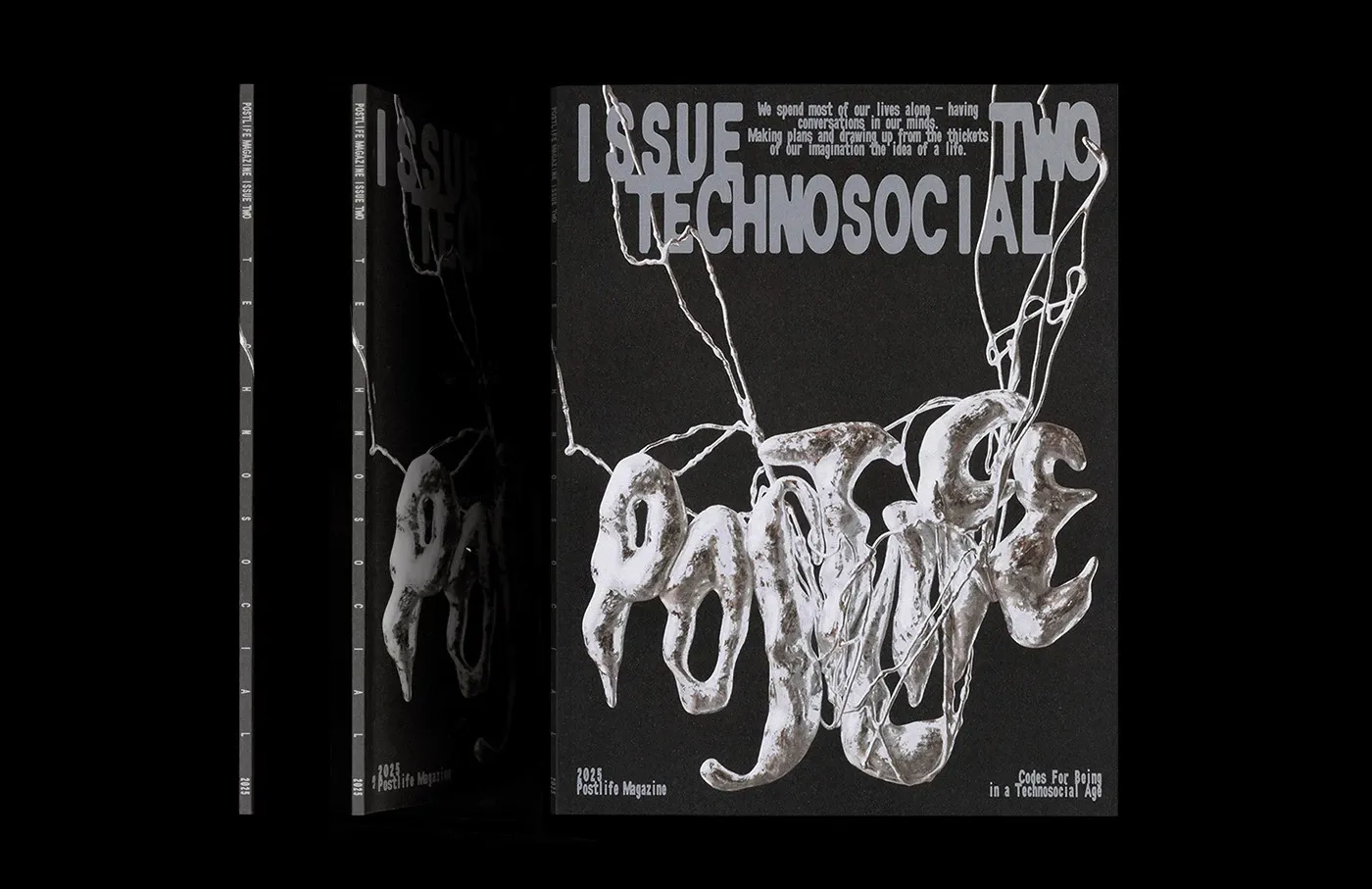 Image 1: Postlife Magazine Issue Two editorial design spread layout