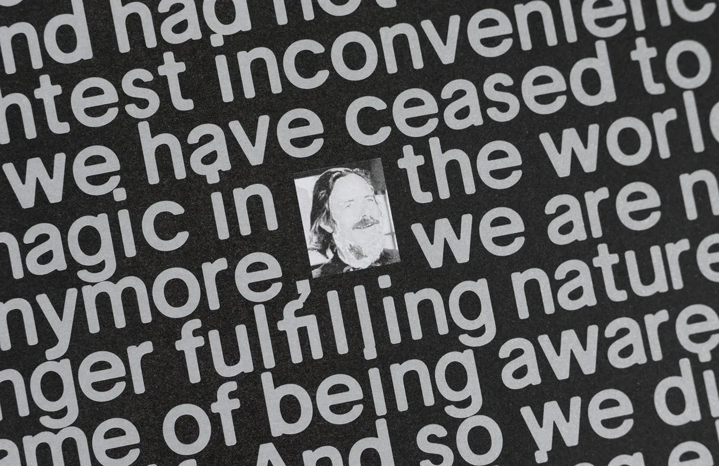 Image 2: Postlife Magazine Issue Two editorial design physical copy on concrete