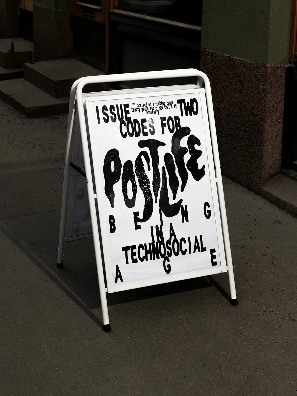 Image 7: Postlife Magazine Issue Two editorial design single page detail
