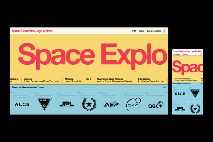 Image 6: Space Exploration Logo Archive