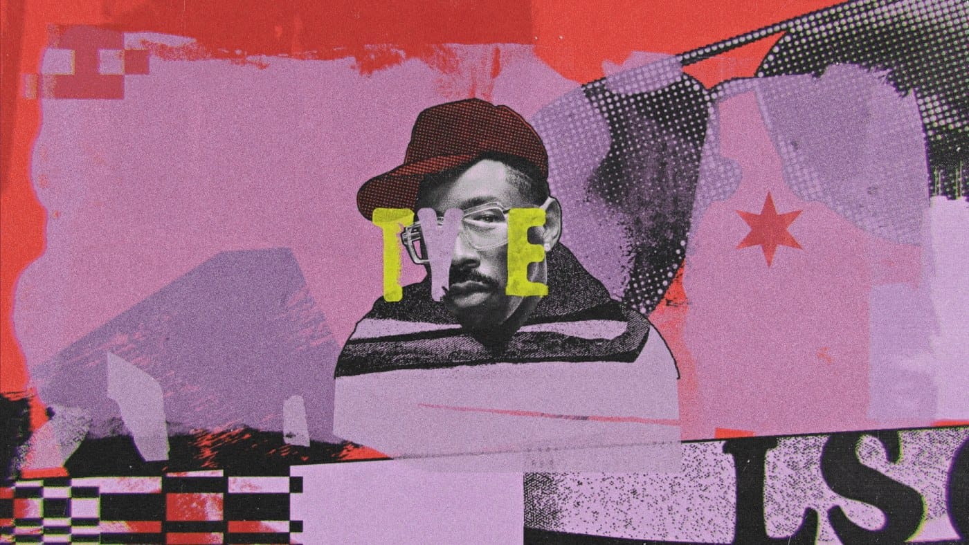 Lollapalooza Brazil 2026 music festival motion design female performer in cyan halftone dot field collage