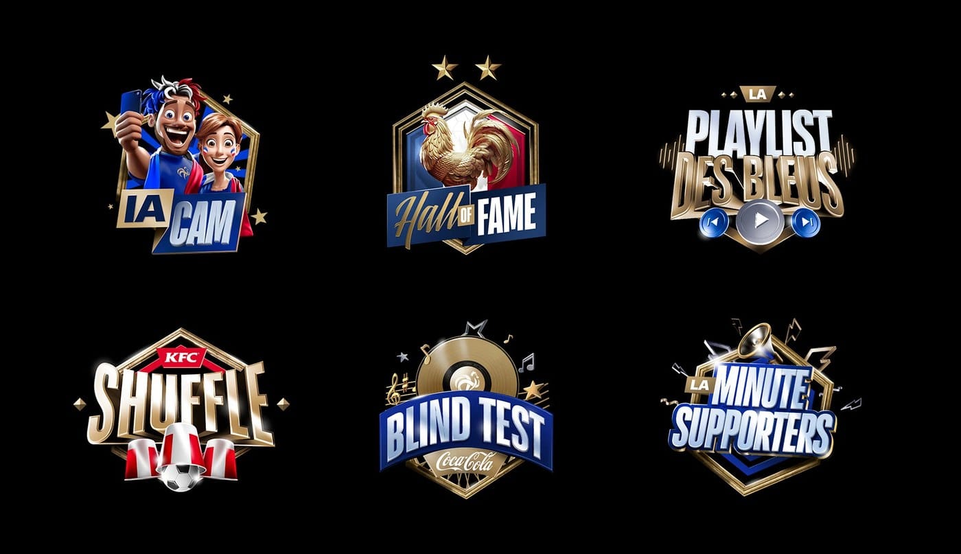 Image 5: sports motion design system segment badges sponsor lock-up modular