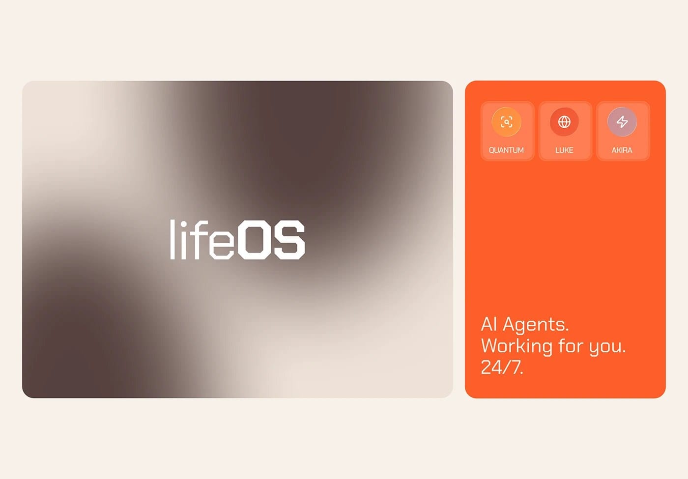 Image 3: lifeOS app design voice interaction radial waveform frosted glass orb