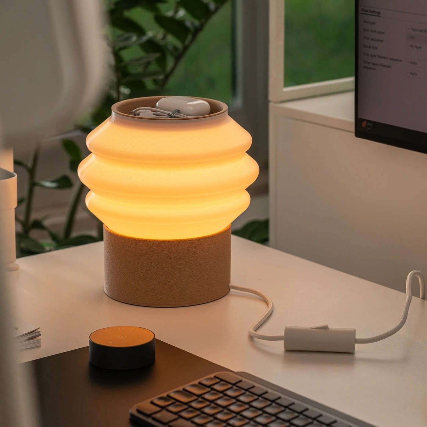 Image 4: Drop Light: A 3D Printed Lamp Built from Recycled PLA