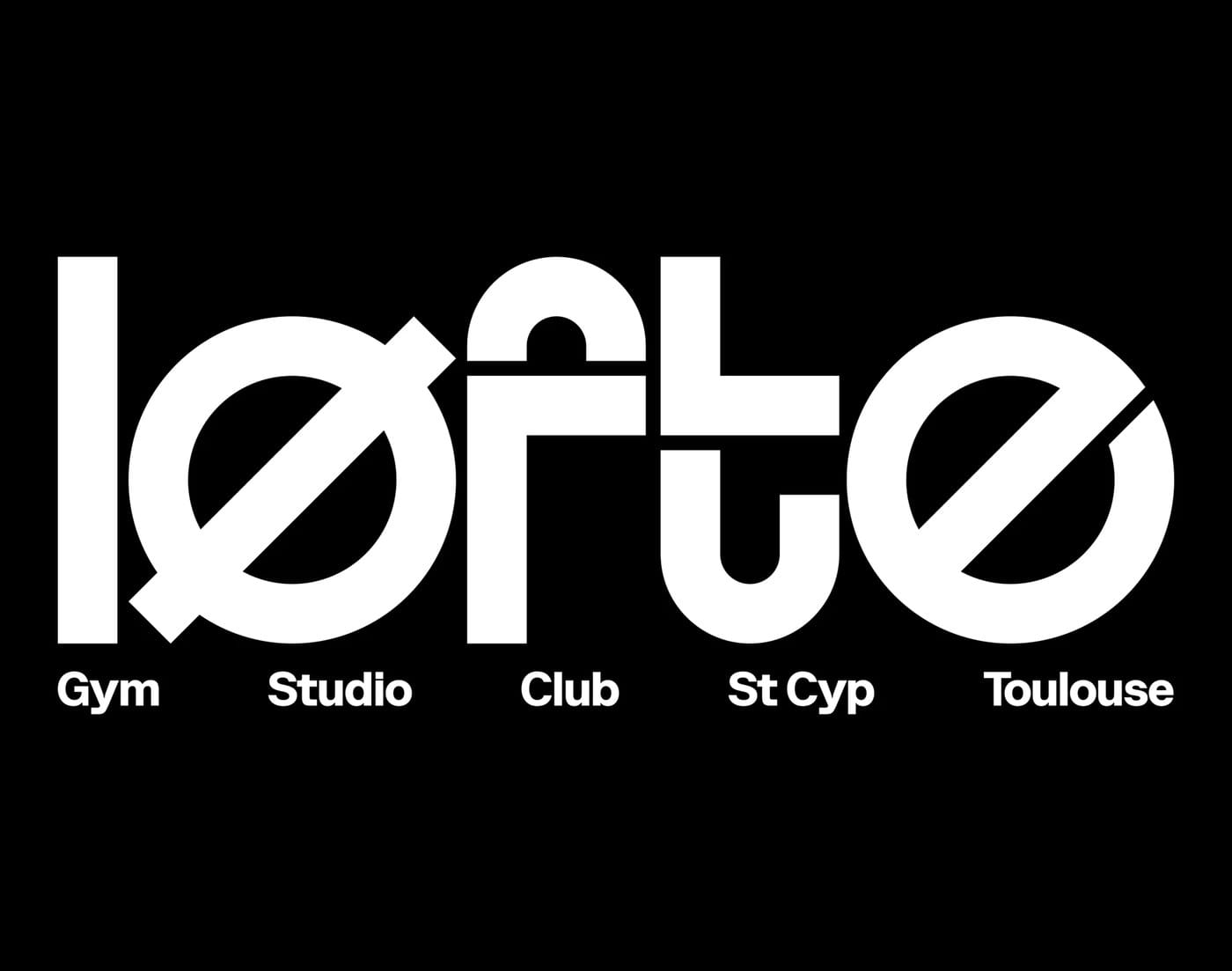 Image 2: gym brand identity environmental typography logo concept