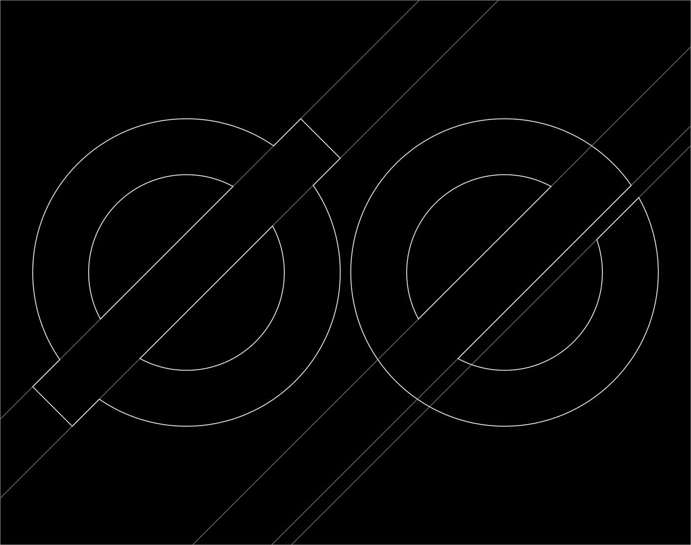 Image 5: gym brand identity environmental typography logo concept
