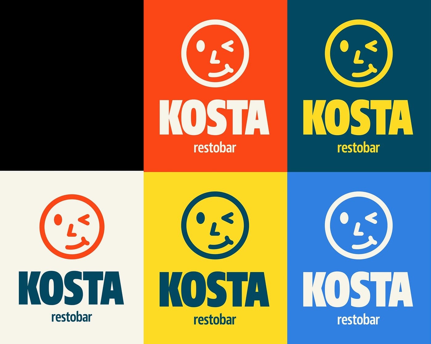 Image 5: KOSTA alternate view — display typography design by QARAJ ㅤ
