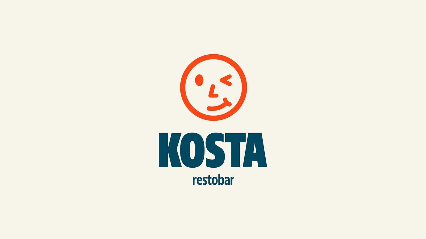 Image 2: KOSTA detail view — display typography design by QARAJ ㅤ