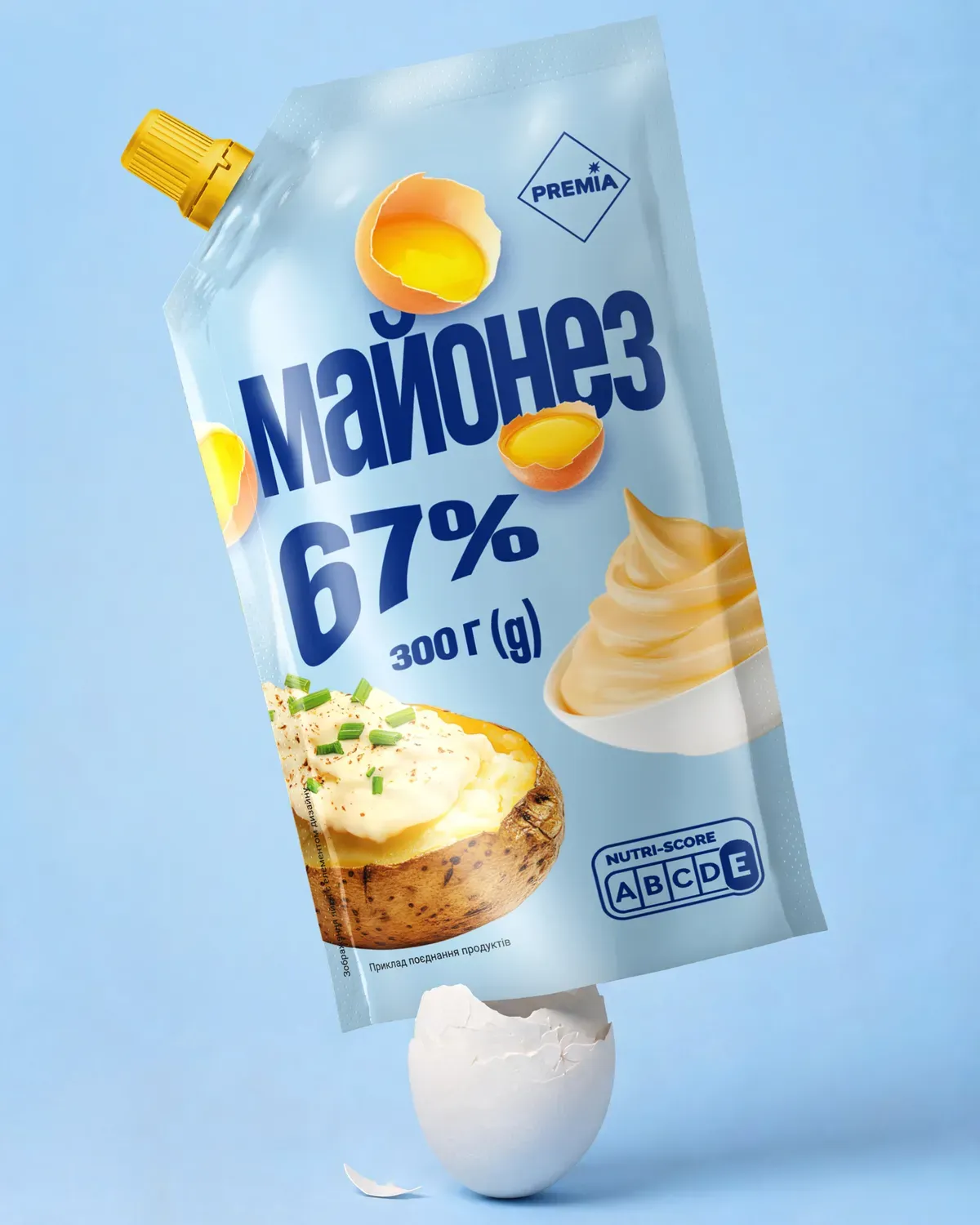 Packaging Design for the Premiya Sauce Line by Silpo