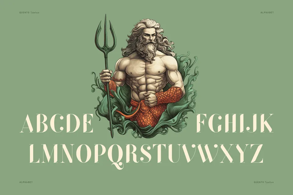 QUENTO: Font Display Didone cho Tiêu Đề Báo Chí