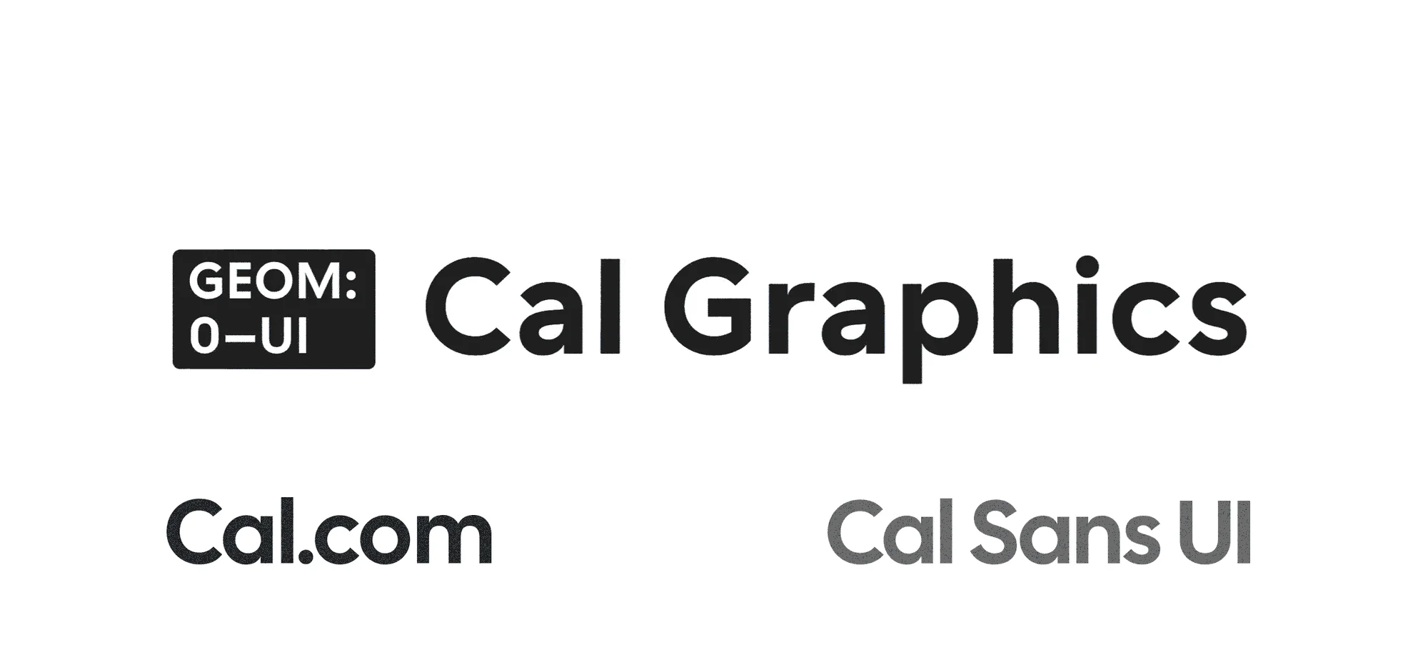 Cal Sans UI: variable font cho thiết kế giao diện!