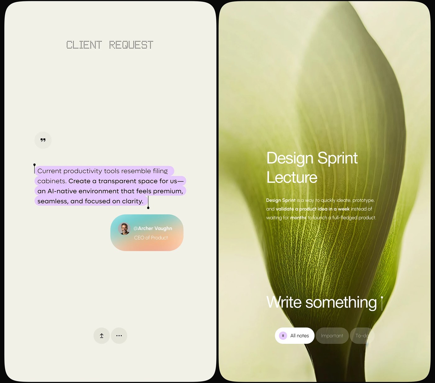 Image 1: Notis+ AI workspace UX UI design dashboard cover