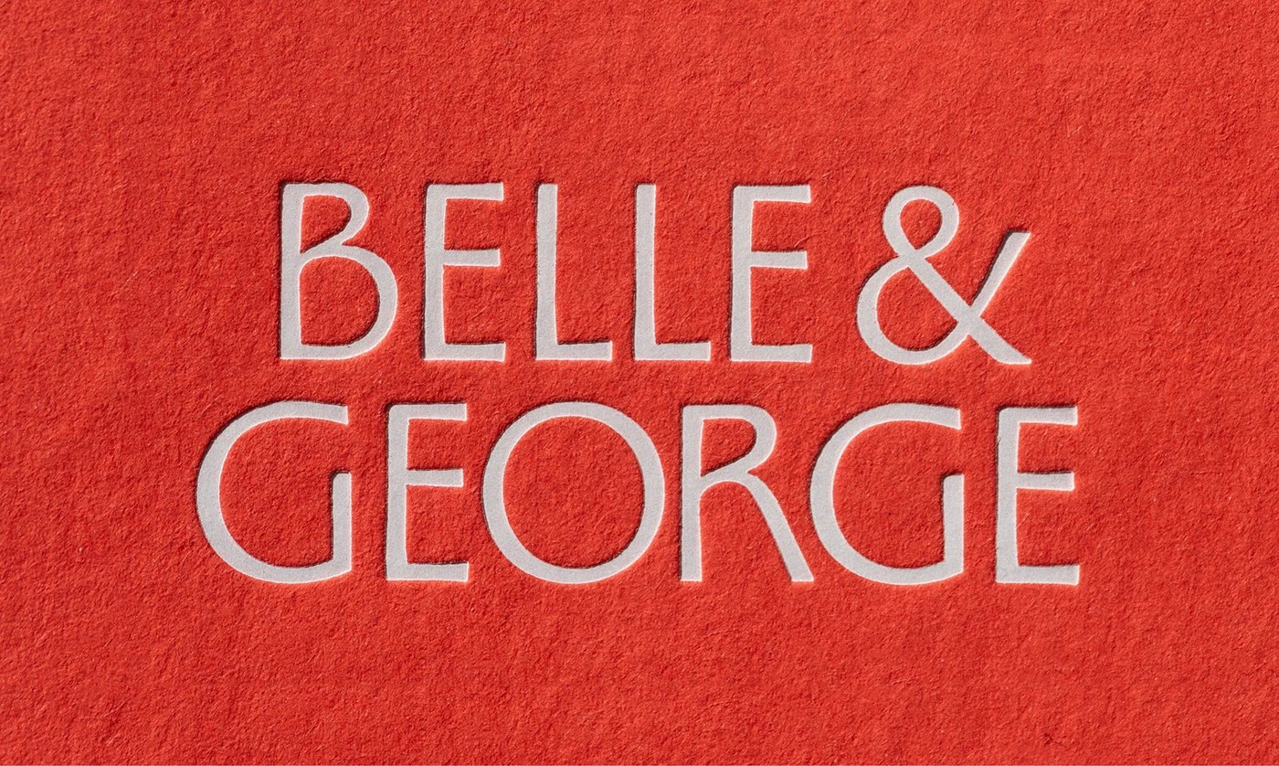 Art Deco và Giấy Tái Chế: Case Study Brand Identity cho Belle & George