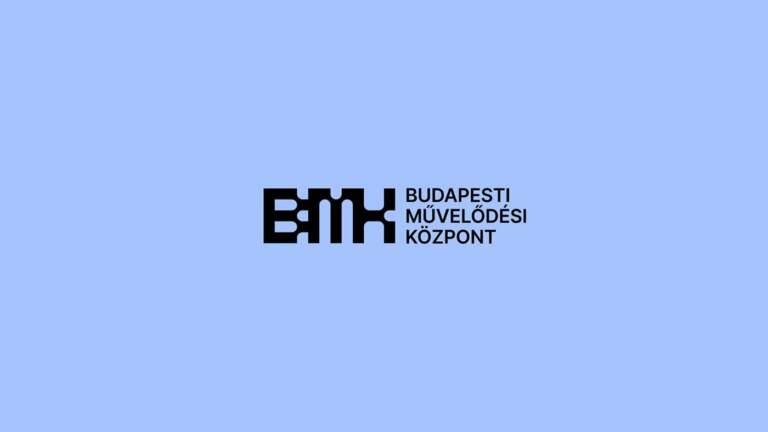 Giải mã Brand Identity Trung tâm văn hóa Budapest: Geometry và sự nhất quán tuyệt đối Image 1: Budapest cultural center brand identity by DE_FORM studio — primary logo mark