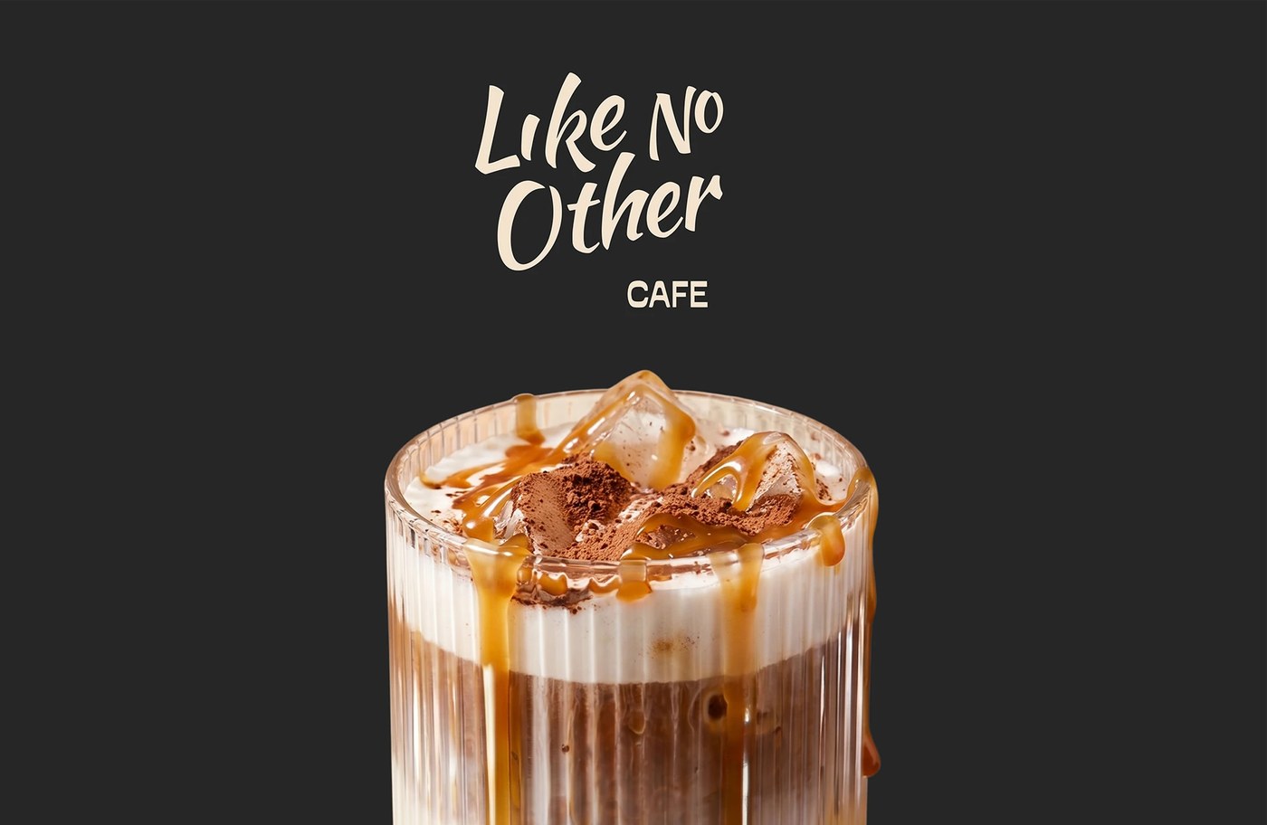 Image 1: Like No Other brand identity coffee cup mockup