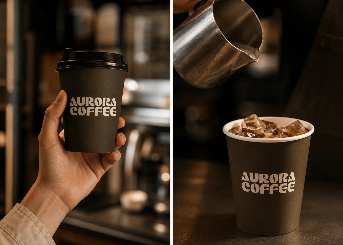 Image 4: Aurora l Coffee composition detail — packaging design by Pial Biswas ✪