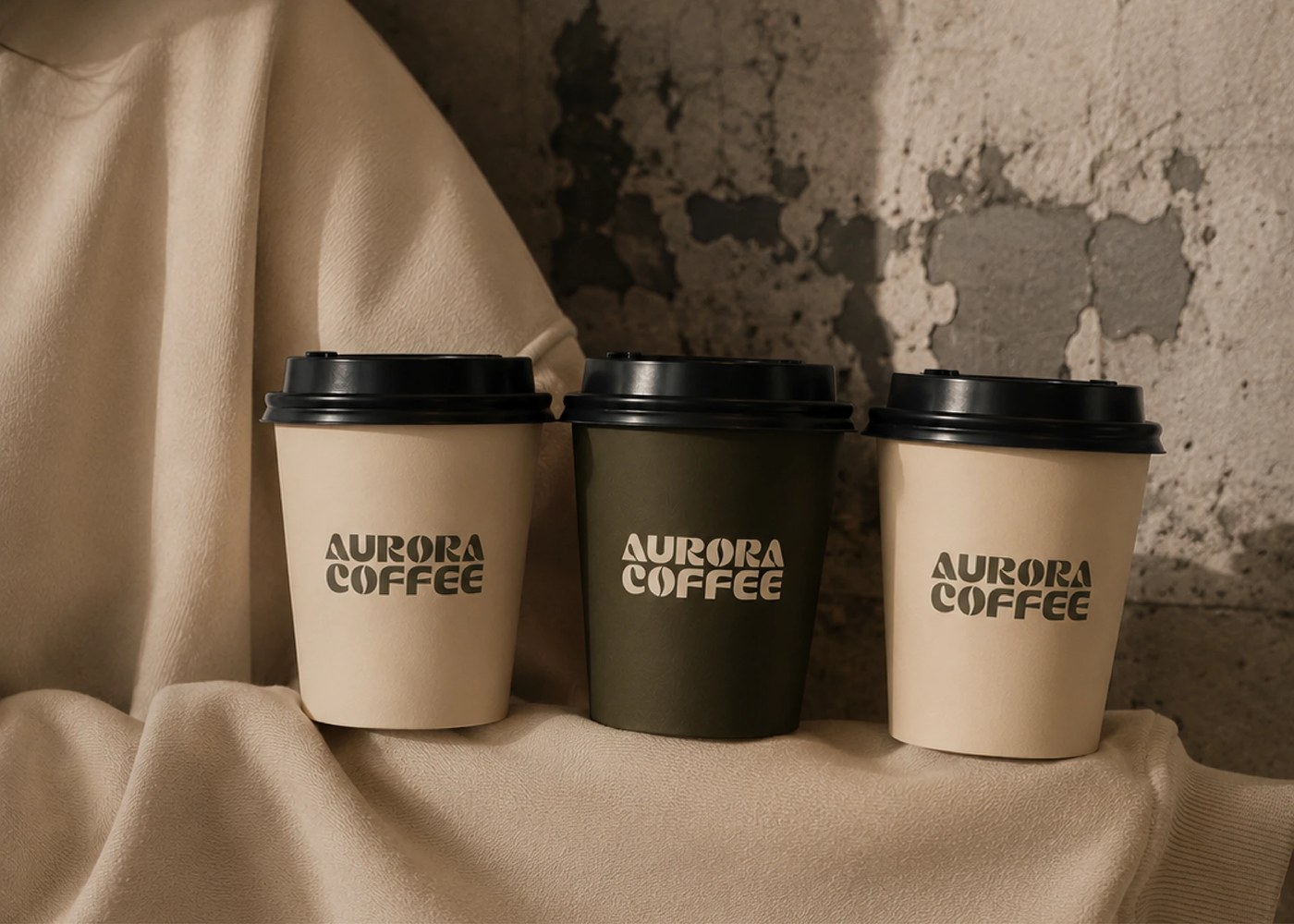 Image 7: Aurora l Coffee context shot — packaging design by Pial Biswas ✪