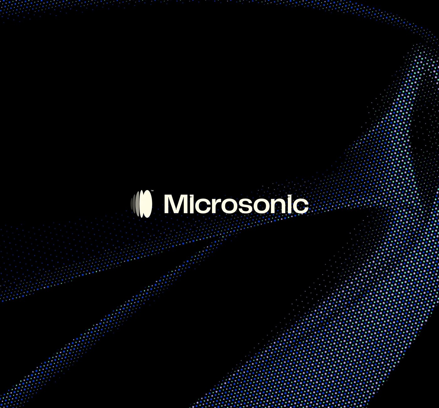 Image 1: Microsonic hero shot — display typography design by Estúdio BRN BRANDS