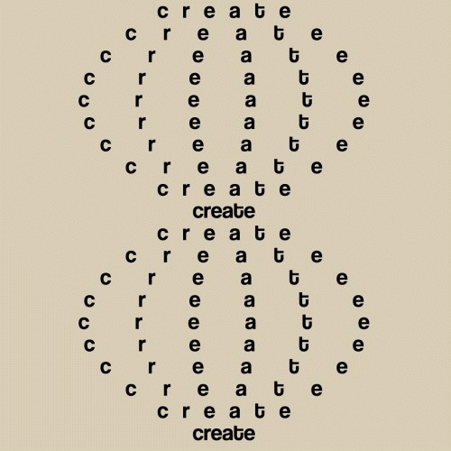 Image 8: KINETIC TYPE ▻ v2 closing detail — kinetic typography motion design by Knife .