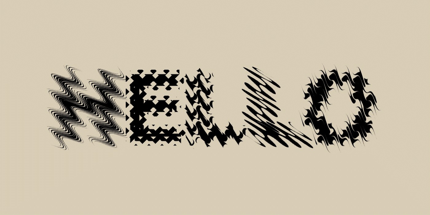 Image 7: KINETIC TYPE ▻ v2 context shot — kinetic typography motion design by Knife .