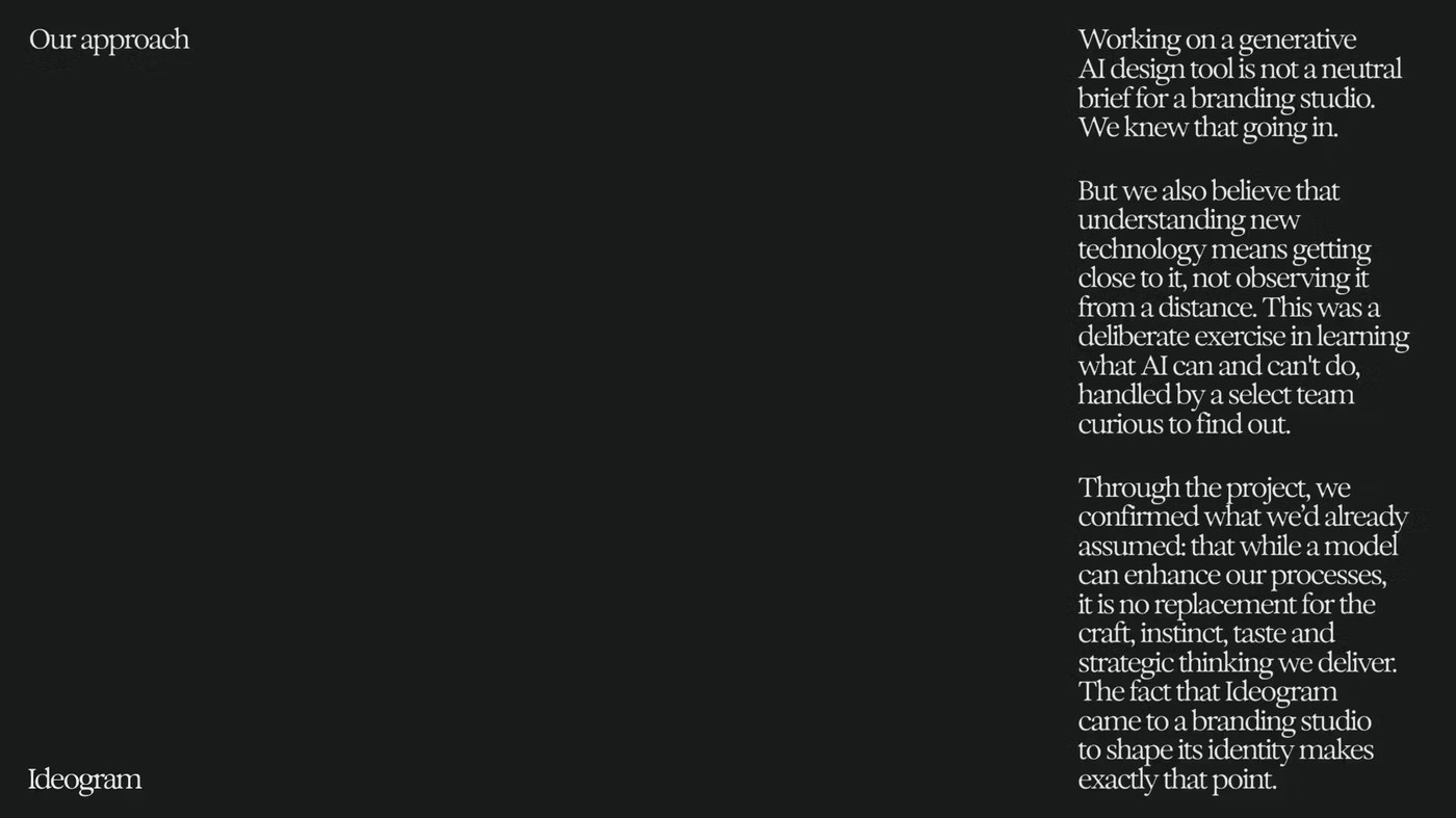 Image 6: Ideogram brand identity system brand statement landscape — How&How
