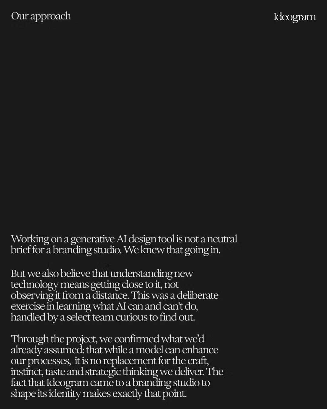 Image 7: Ideogram brand identity system stance visual — How&How