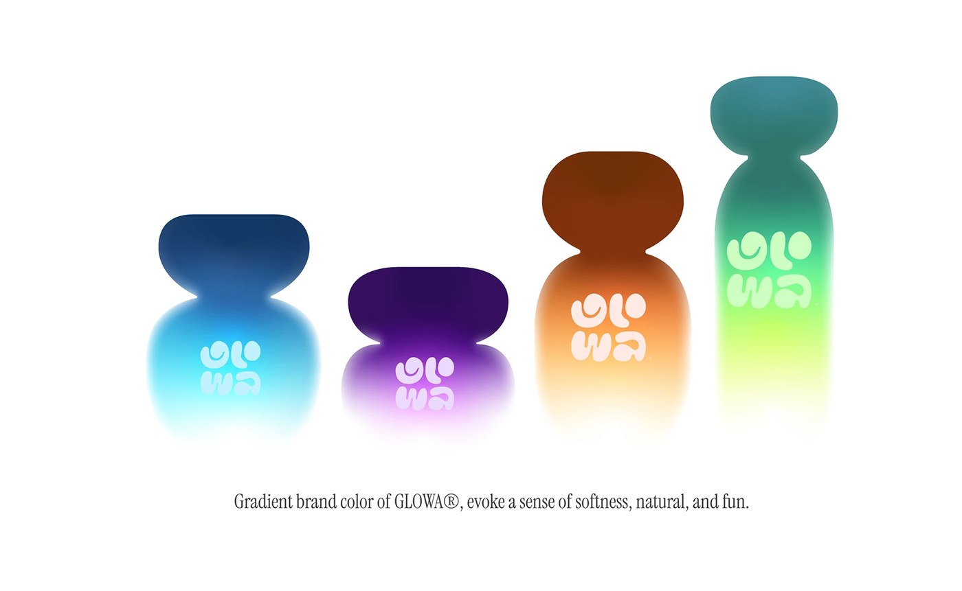 Image 2: GLOWA® Skincare Branding & detail view — packaging design by Creavora ®