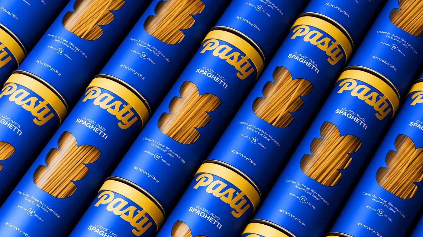 Image 4: Pasty Branding composition detail — packaging design by Venore Creative