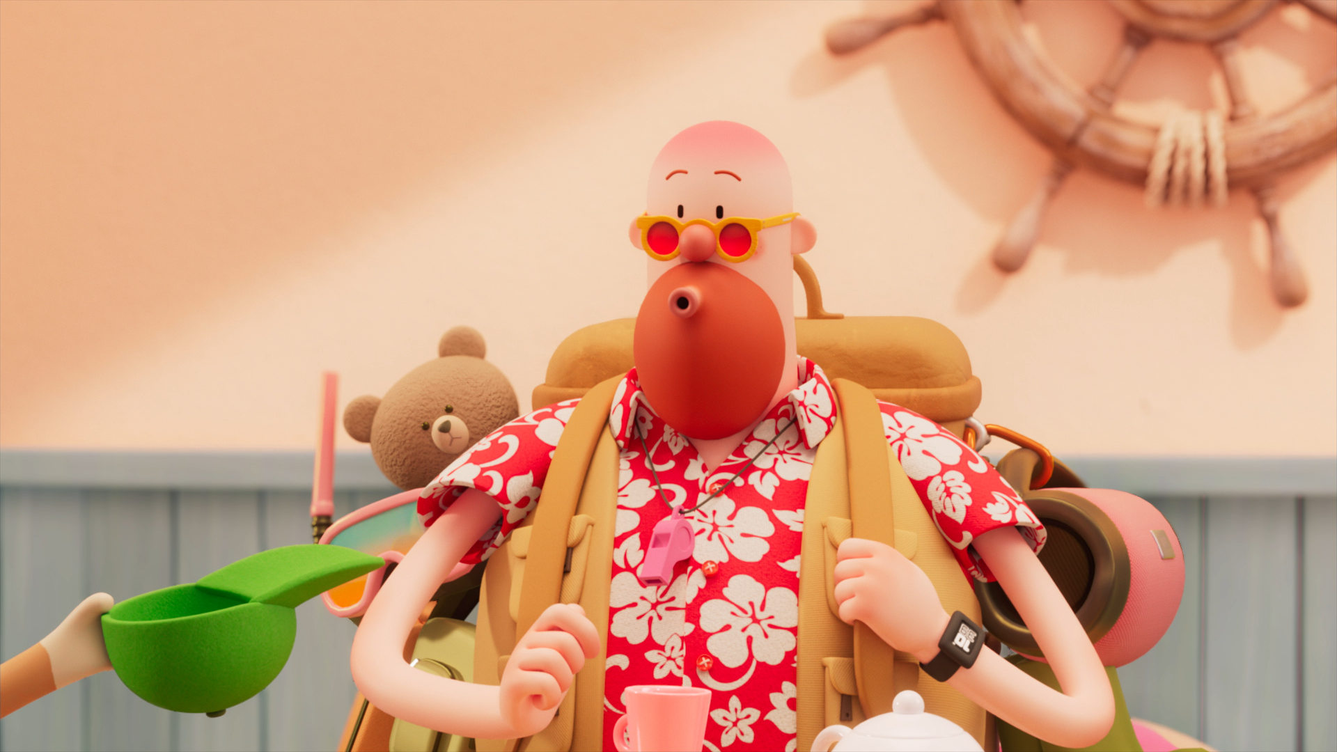 Image 3: Still from the Admiral Insurance animated spot Ready for Anything.