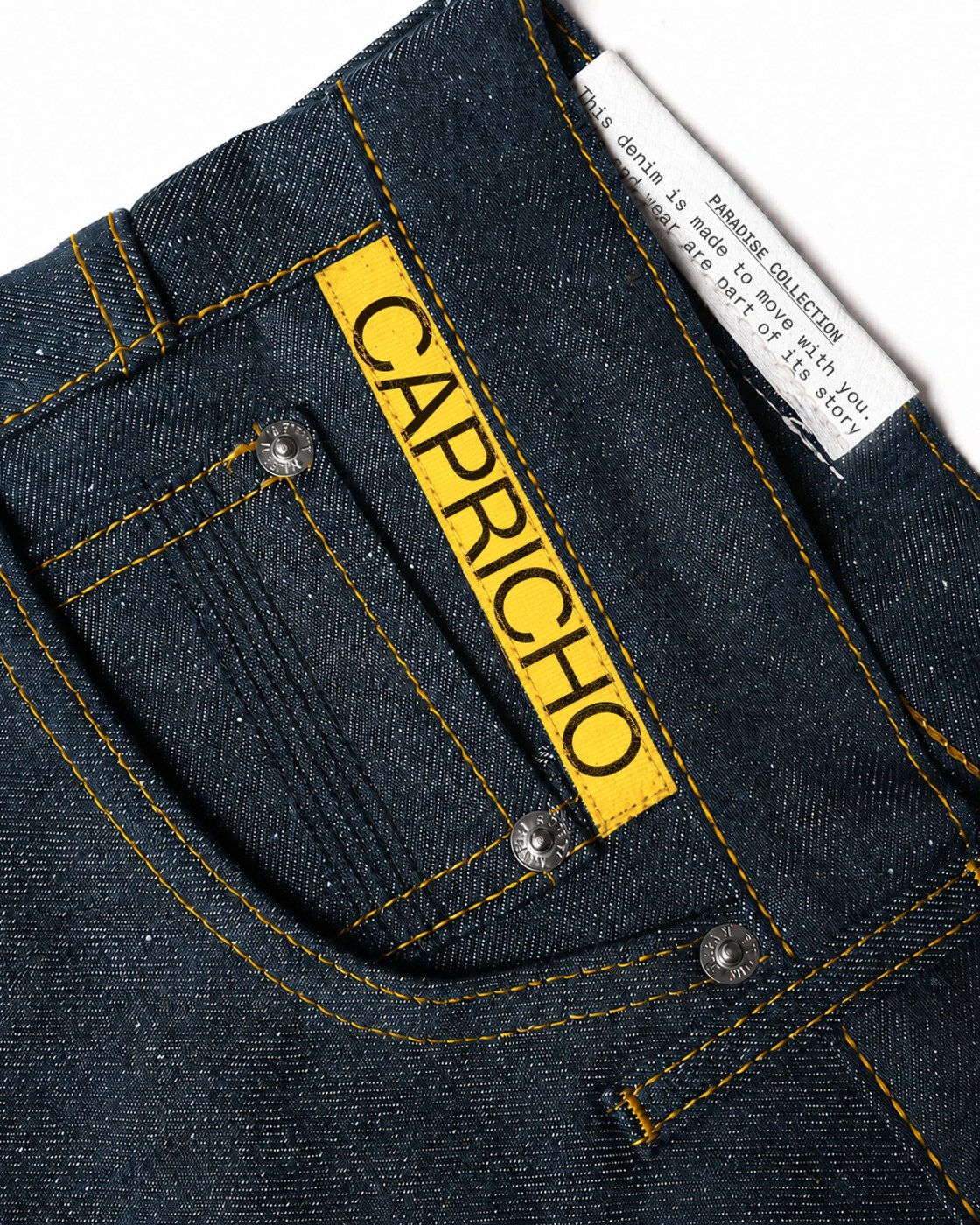 Hệ thống lưới và cấu trúc tinh tế trong nhận diện thương hiệu Denim CAPRICHO
