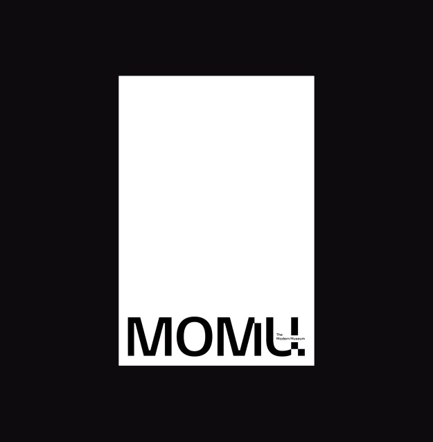 Image 7: Animated screen transitions within the museum brand identity design.