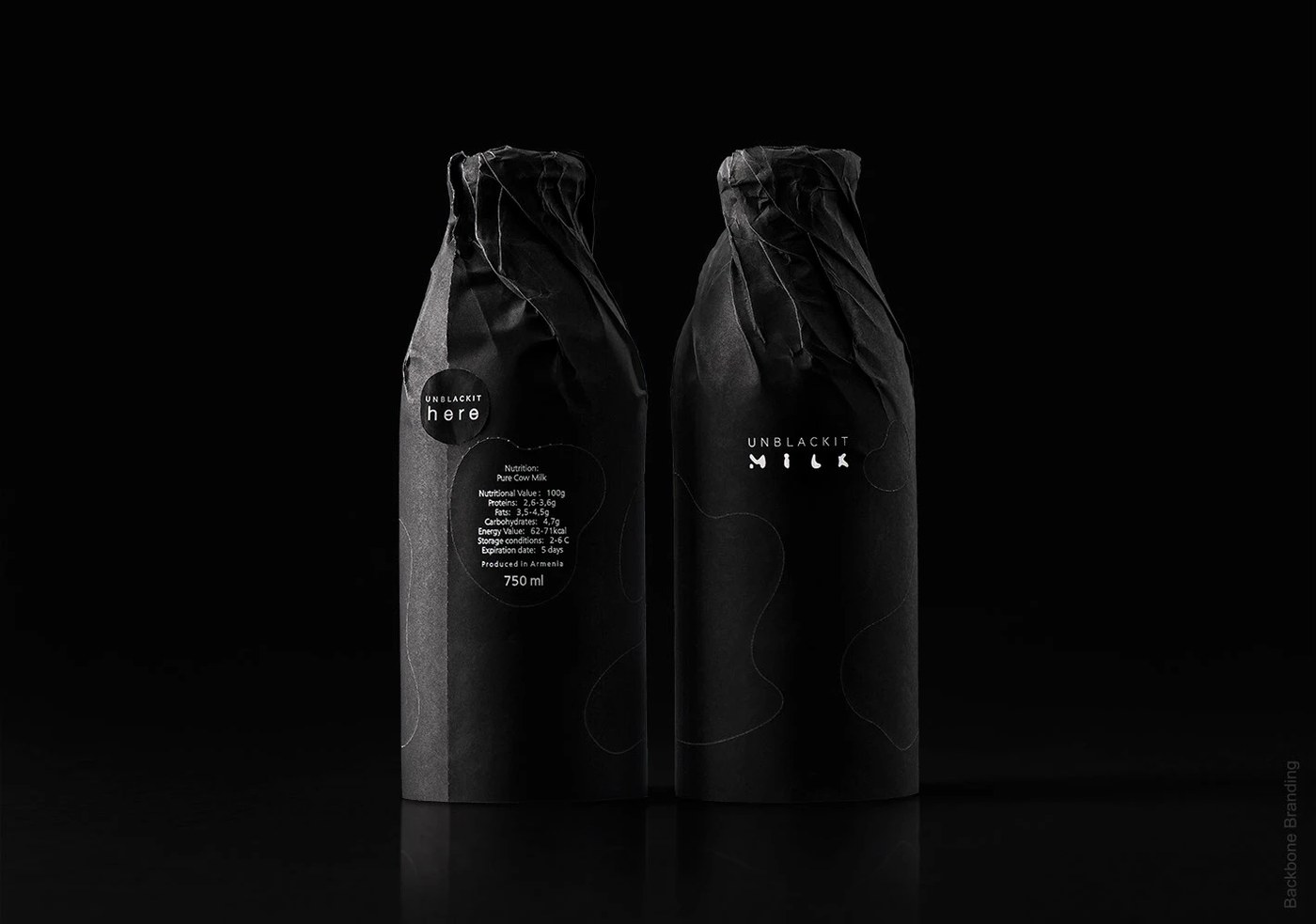 Image 3: UNBLACKIT system overview — packaging design by Backbone Branding