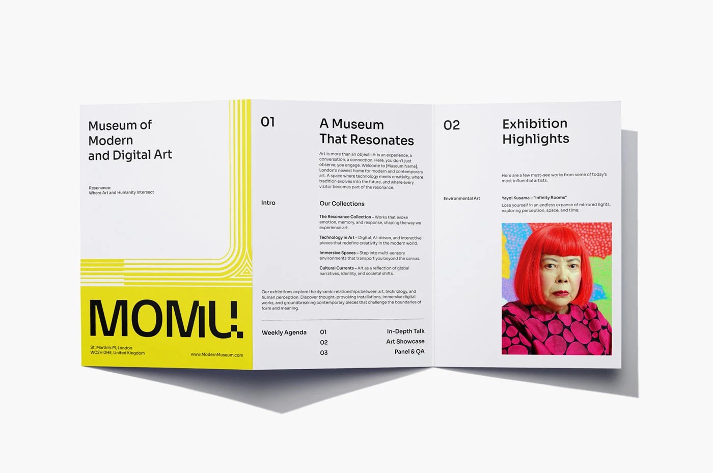 Image 8: Branded tote bags and physical assets representing the museum brand identity design.