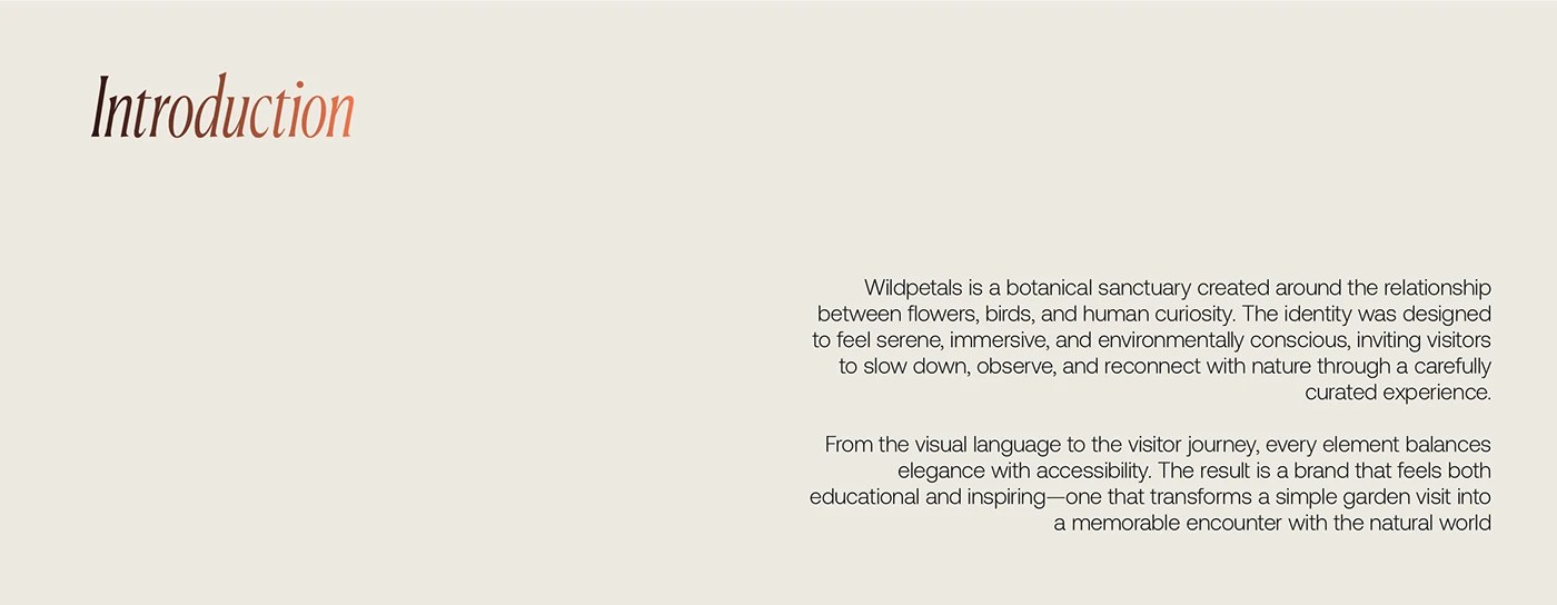 Image 3: Wildpetals color palette and typography system — brand identity design by Joshua Oladele