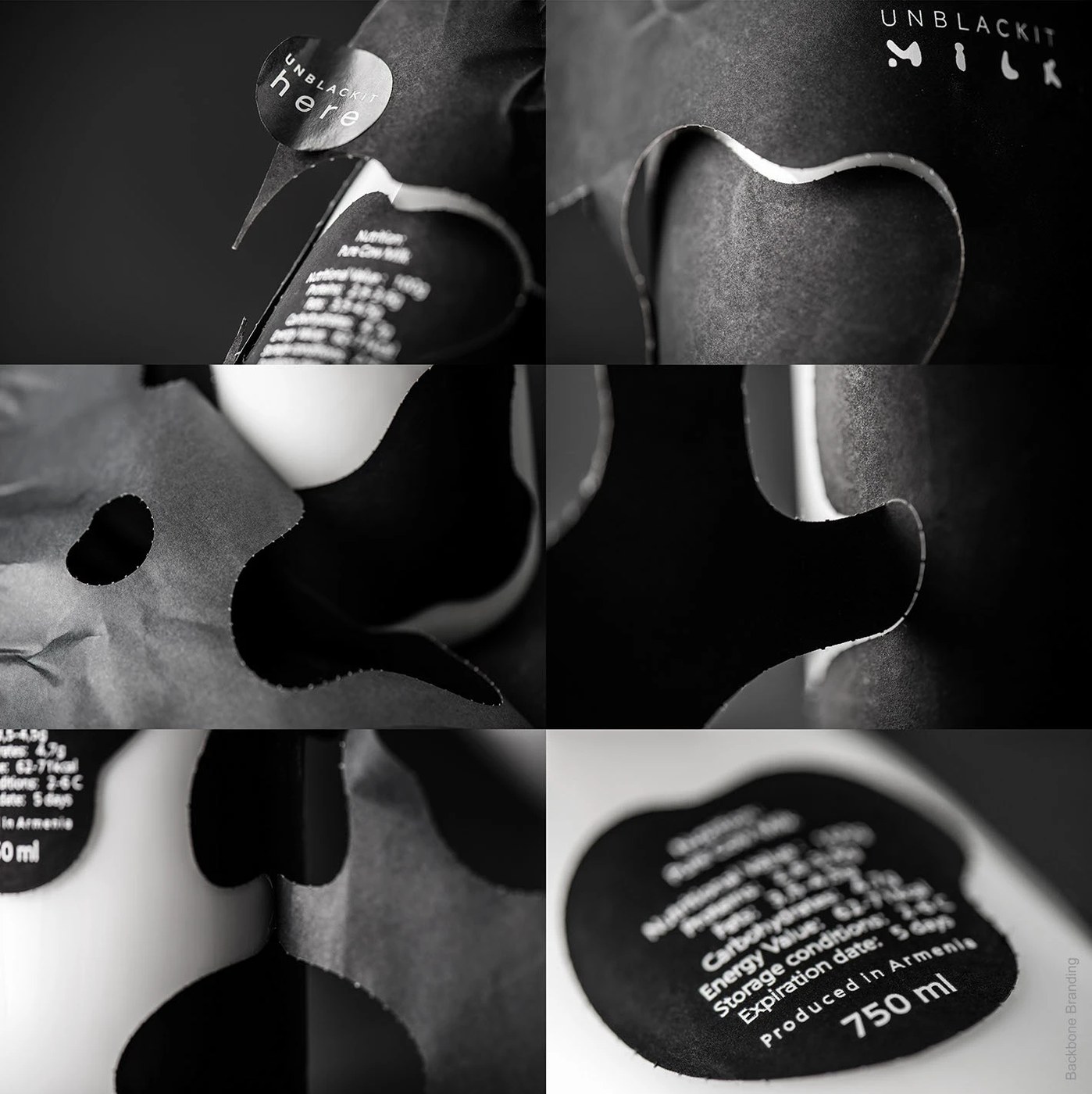 Image 7: UNBLACKIT context shot — packaging design by Backbone Branding