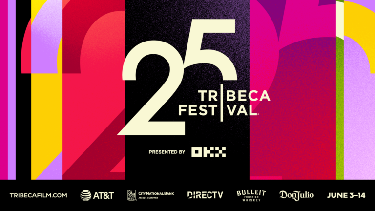 Tribeca 2026: Nơi những khung hình chuyển động và câu chuyện sáng tạo giao thoa Image 1: 2026 Tribeca Festival 25th edition key art, presented by OKX