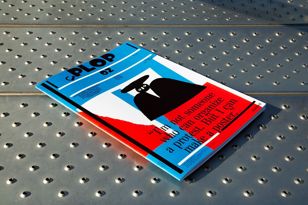 Image 2: PLOP #02 interior spread — Polish graphic design journal