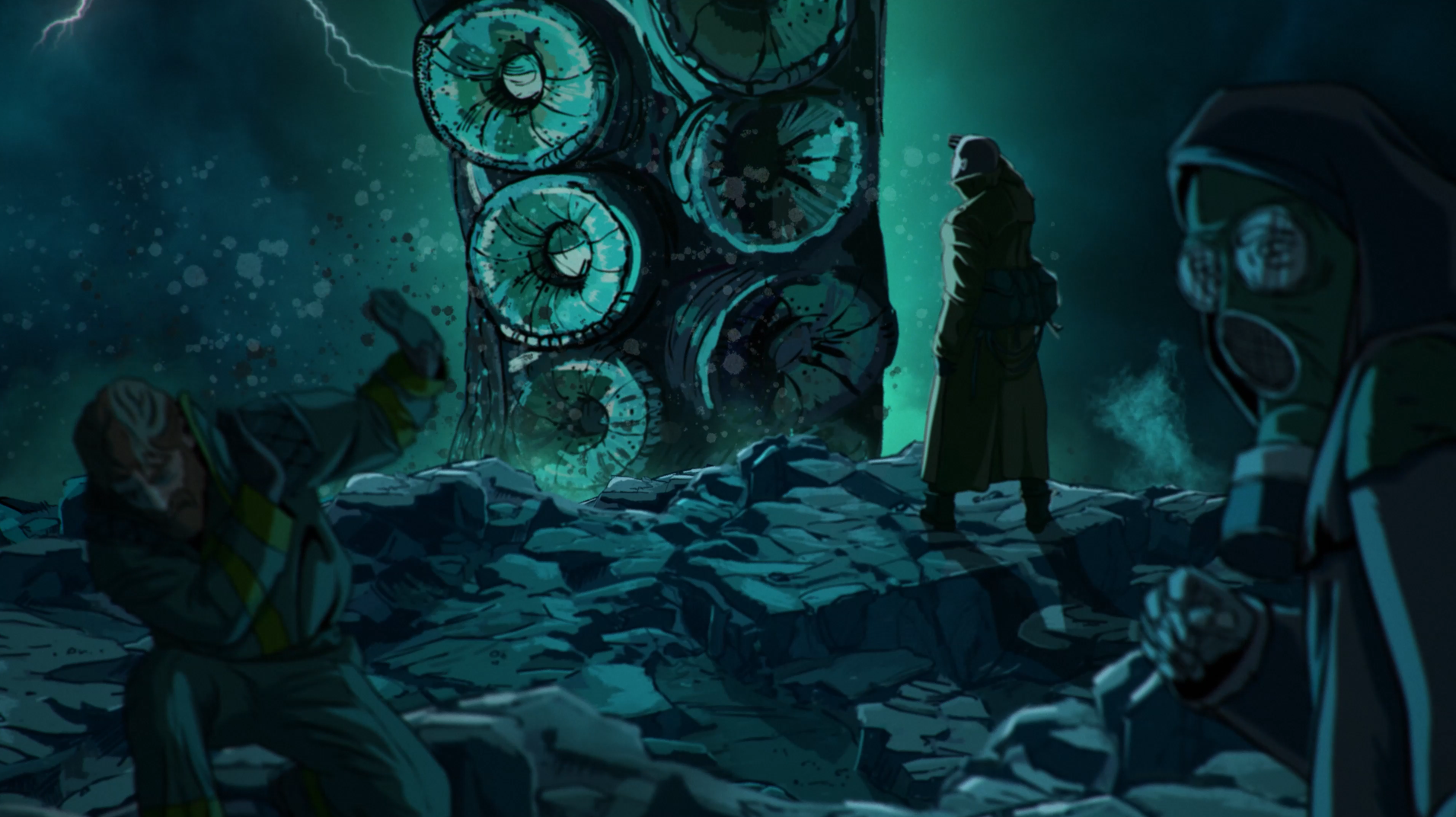 Dự án cinematics và branding cho game DIVE or DIE của Compost Creative
