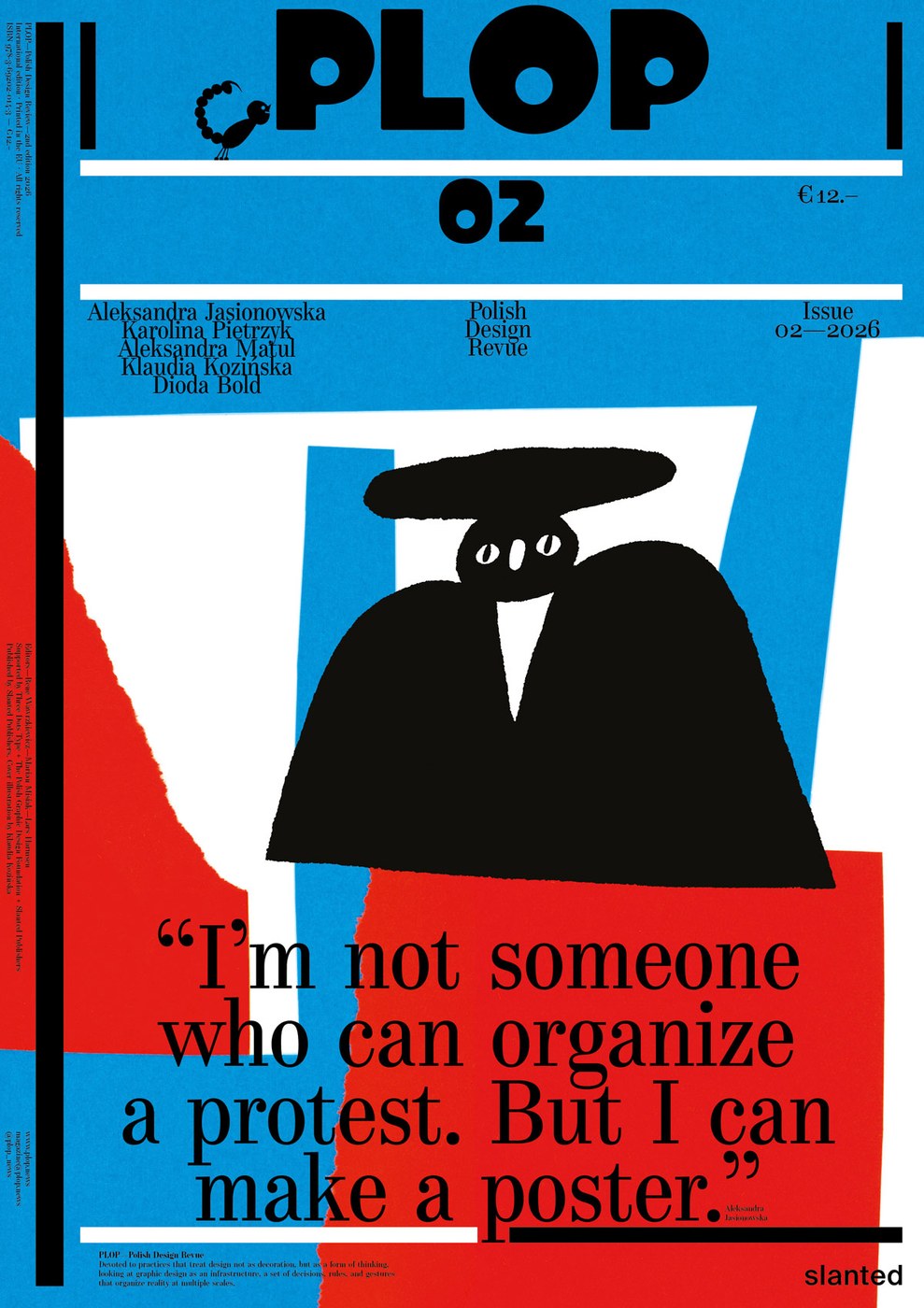 Image 1: PLOP #02 cover — Polish graphic design revue by Slanted Publishers