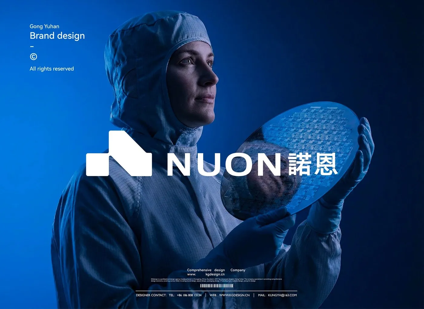 Nhận diện thương hiệu NUON: Sự tối giản đầy quyền lực cho ngành chip AI