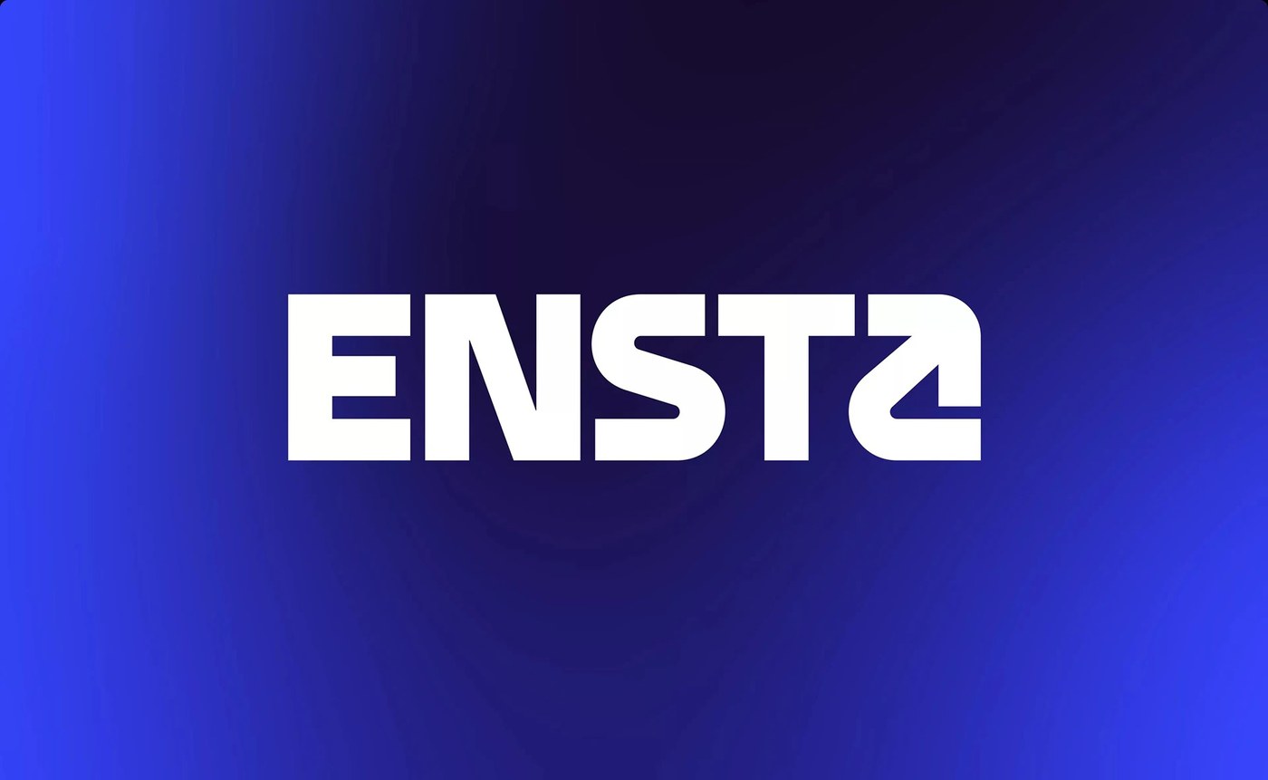 Image 1: ENSTA, National School of hero shot — brand identity design by 🟥⬜️ Graphéine