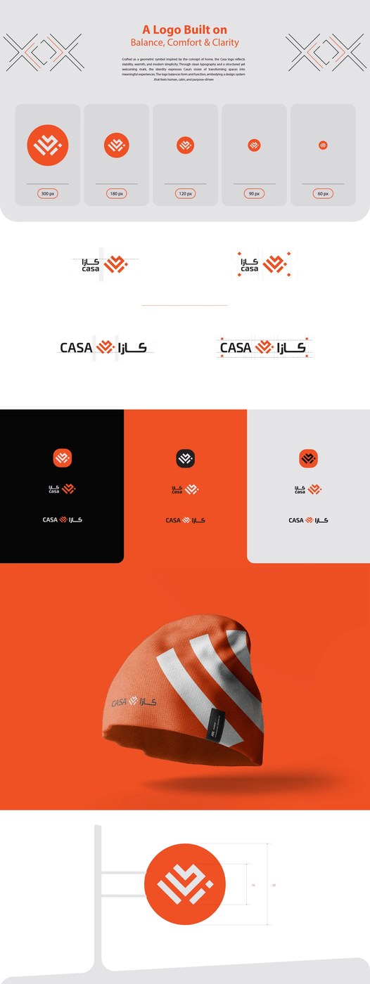 Thiết kế nhận diện thương hiệu CASA: Gói gọn cảm xúc về tổ ấm qua những đường nét tối giản