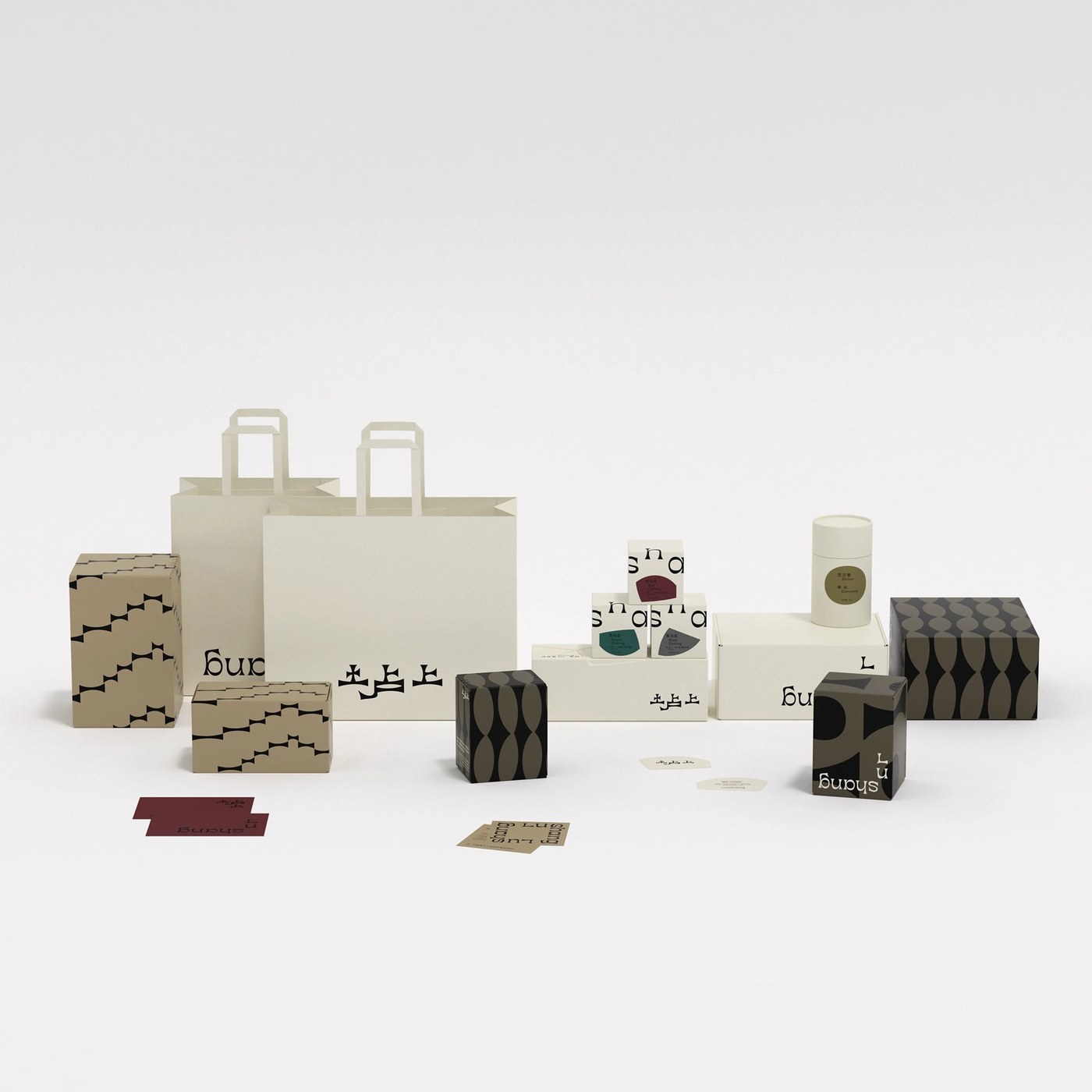 Image 5: Lushang BRANDING & PACKAGING alternate view — packaging design by taoSTUDIO 张韬